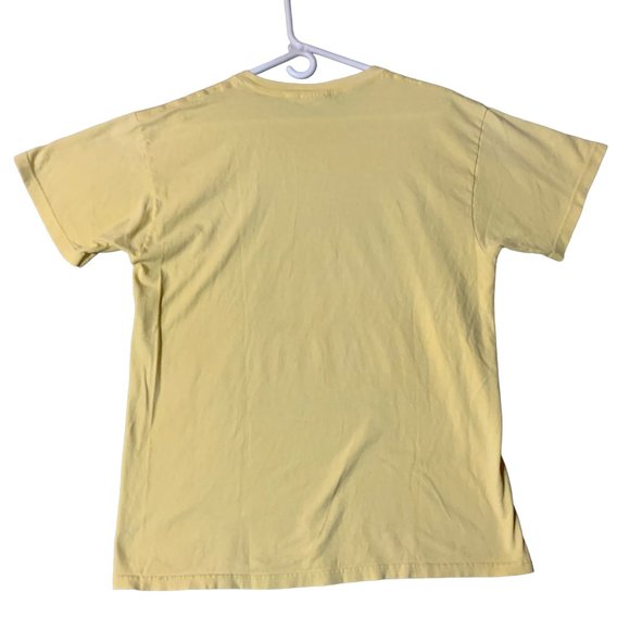 Vintage Gus Macker Shirt Mens Large Gusbuster Basketball Retro Yellow Faded 90s - Picture 3 of 12